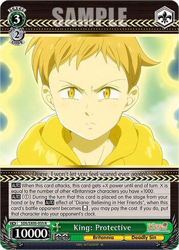 King Protective SDS/SX05-035 R The Seven Deadly Sins: Revival of The Commandments Card
