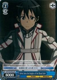Kirito Joins the Knights of the Blood Oath TD SAO/S20-TE10 TD Sword Art Online Card