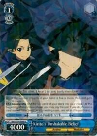 Kiritos Unshakable Belief SAO/S26-E066 R Sword Art Online Vol.2 Card