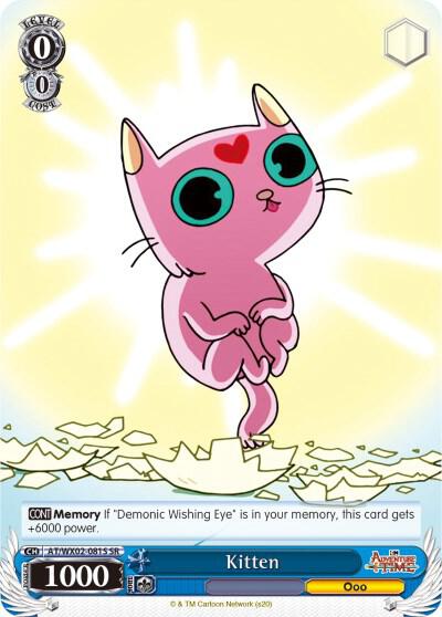 Kitten SR AT/WX02-081S SR Adventure Time Card
