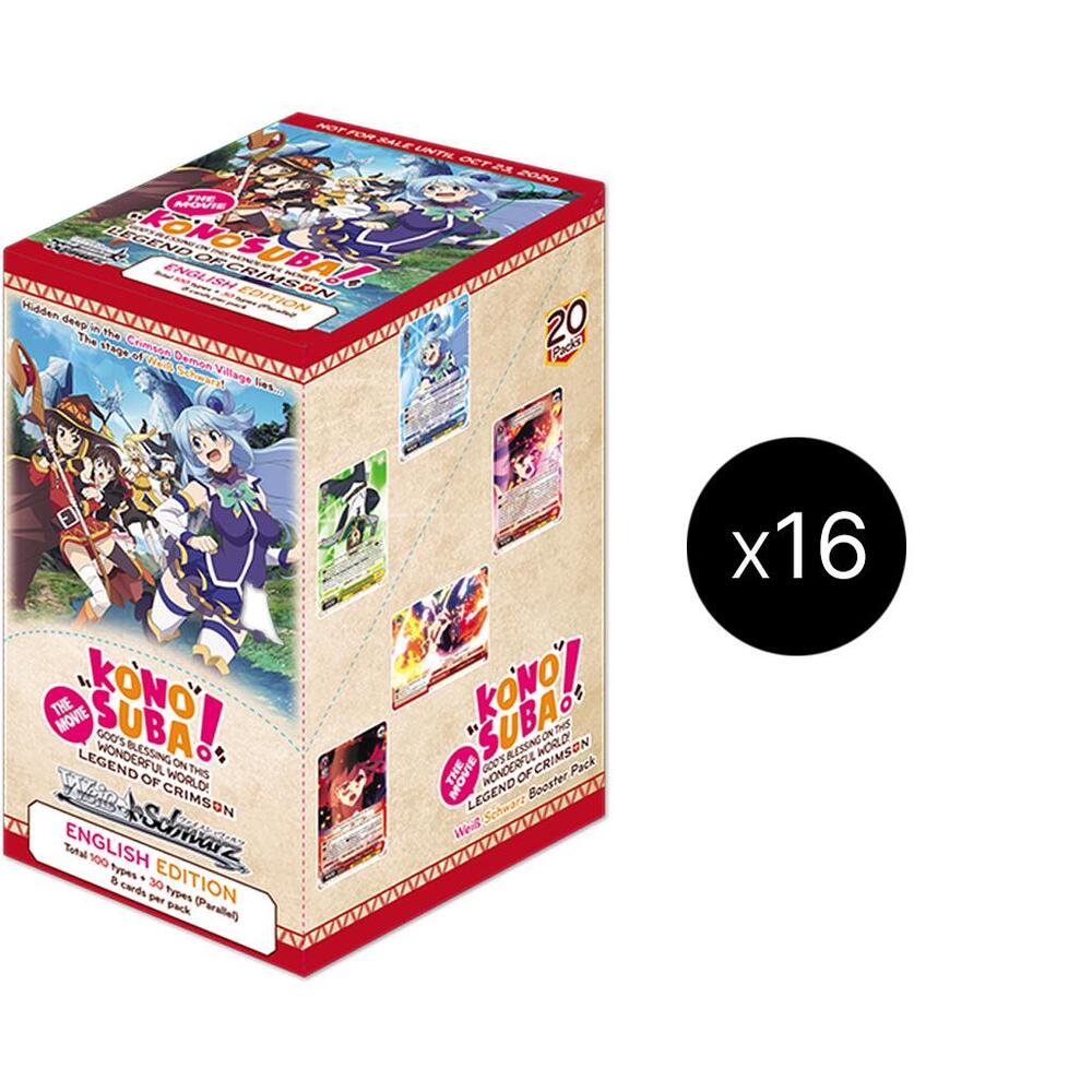 Konosuba The Movie Legend of Crimson Booster Box Case Second Edition KonoSuba The Movie: Legend of Crimson Card