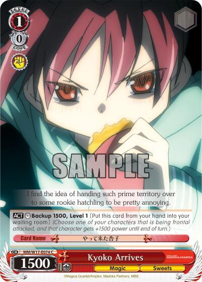 Kyoko Arrives MM/W17-E074 C Puella Magi Madoka Magica Card