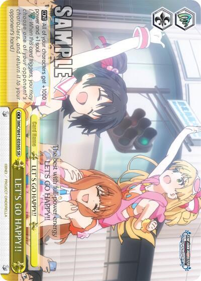 LETS GO HAPPY SR IMC/W41-E036S SR The iDOLM@STER Cinderella Girls Card