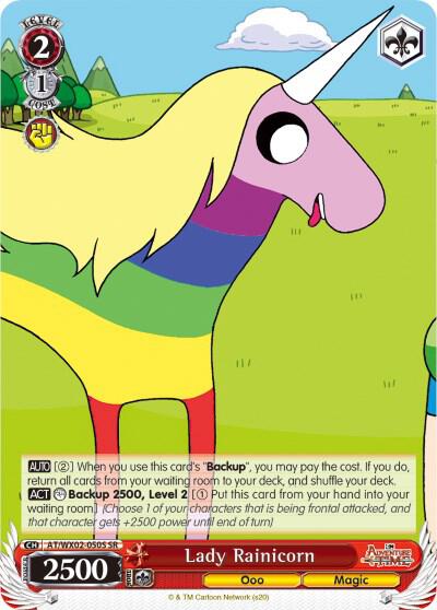 Lady Rainicorn SR AT/WX02-050S SR Adventure Time Card