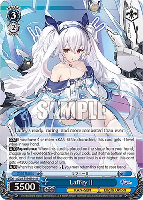 LaffeyII AZL/S119-E104 R Azur Lane Vol. 2 Card