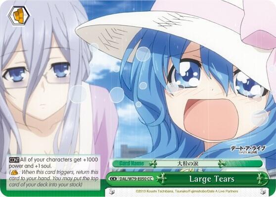Large Tears DAL/W79-E050 CC Date A Live Card