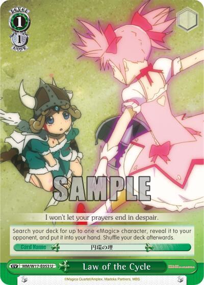Law of the Cycle MM/W17-E053 U Puella Magi Madoka Magica Card