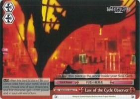 Law of the Cycle Observer MM/W35-E080 CC Puella Magi Madoka Magica the Movie -Rebellion- Card
