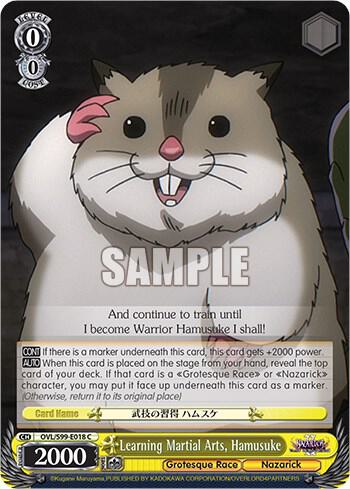 Learning Martial Arts Hamusuke OVL/S99-E018 C Nazarick: Tomb of the Undead Vol.2 Card