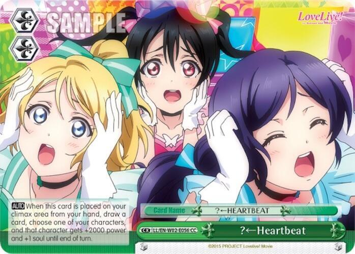 LeftHeartbeat LL/EN-W02-E056 CC Love Live! DX Vol.2 Card