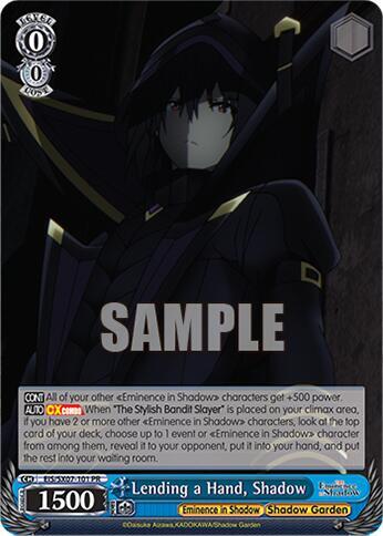 Lending a Hand Shadow PR EIS/SX07-101 The Eminence in Shadow Card