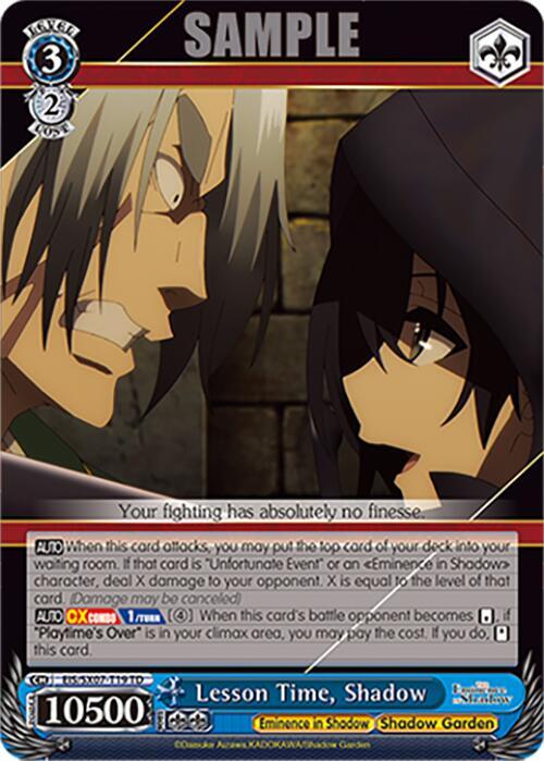 Lesson Time Shadow EIS/SX07-T19 The Eminence in Shadow Card