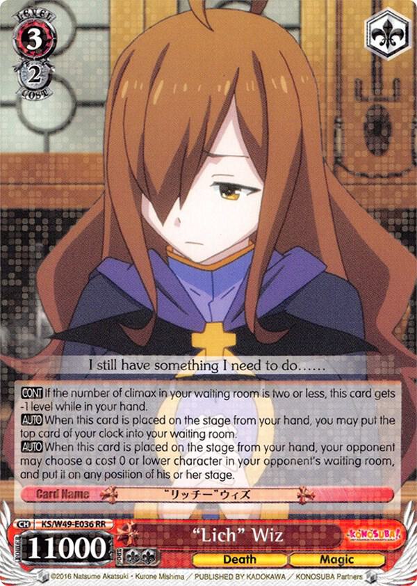 Lich Wiz KS/W49-E036 RR KonoSuba Card