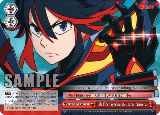 Life Fiber Synchronize Kamui Senketsu KLK/S27-E070 CC KILL la KILL Card
