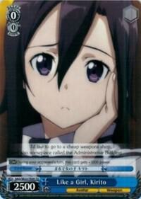 Like a Girl Kirito SAO/SE23-TE09 TD Sword Art Online II Card