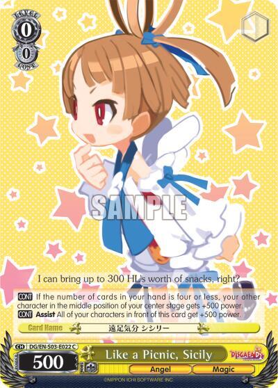 Like a Picnic Sicily DG/EN-S03-E022 C Disgaea Card