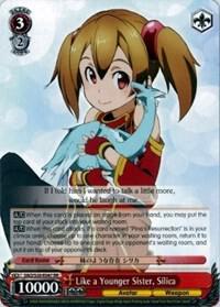 Like a Younger Sister Silica SAO/S20-E047 RR Sword Art Online Card