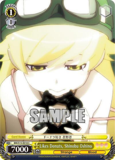 Likes Donuts Shinobu Oshino BM/S15-E018 C BAKEMONOGATARI Card