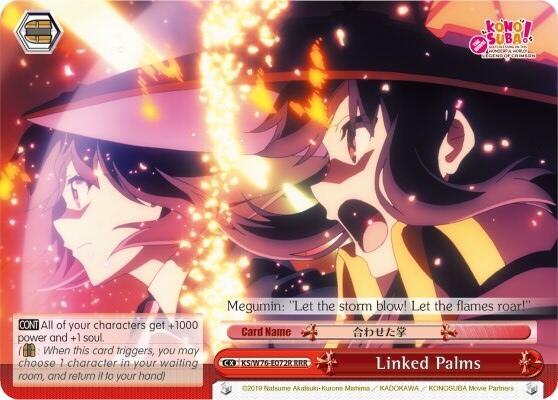 Linked Palms RRR KS/W76-E072R RRR KonoSuba The Movie: Legend of Crimson Card