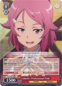 Lisbeths Professional Pride SAO/S20-E050 R Sword Art Online Card
