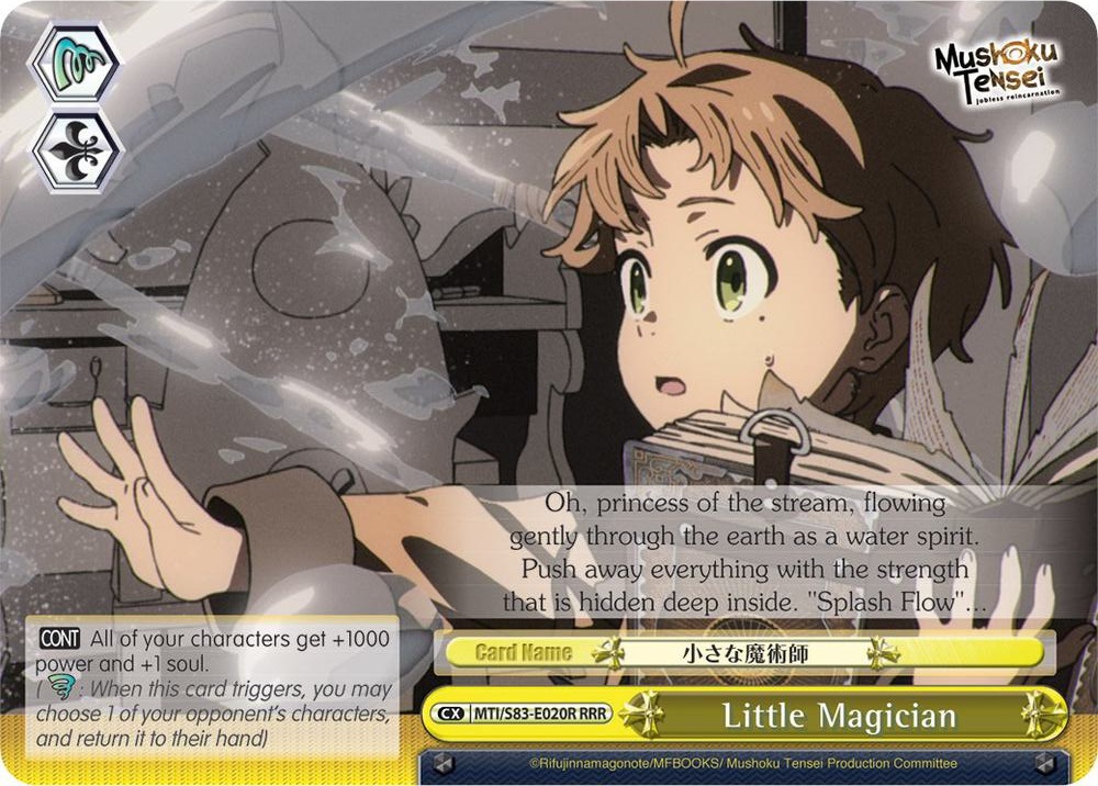 Little Magician RRR MTI/S83-E020R RRR Mushoku Tensei: Jobless Reincarnation Card