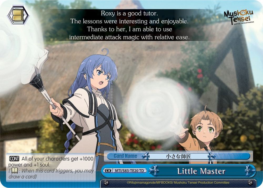 Little Master MTI/S83-TE20 TD Mushoku Tensei: Jobless Reincarnation Card