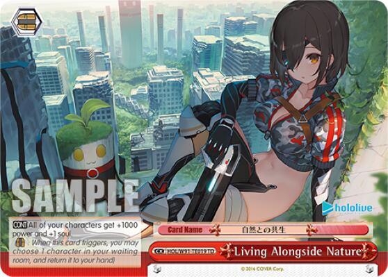 Living Alongside Nature HOL/W91-TE019 TD hololive production Card