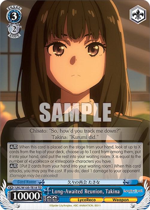 Long Awaited Reunion Takina LRC/W105-TE18 TD Lycoris Recoil Card
