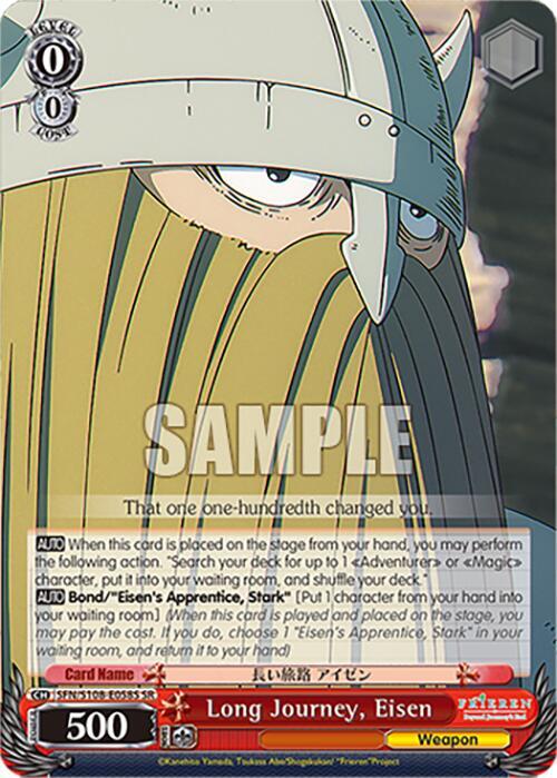 Long Journey Eisen SR SFN/S108-E058S SR Frieren: Beyond Journey’s End Card