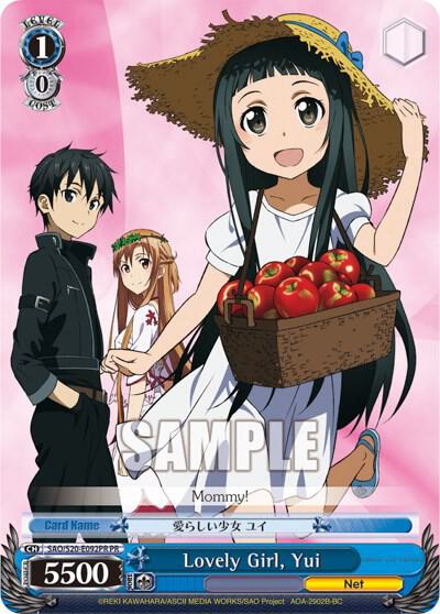 Lovely Girl Yui Alternate Art Promo SAO/S20-E092 PR Sword Art Online Card