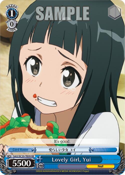 Lovely Girl Yui TD SAO/SC20-TE09 RE Sword Art Online Chronicle Set Card