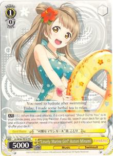 Lovely Marine Girl Kotori Minami LL/W36-TE10 TD Love Live! Vol. 2 Card