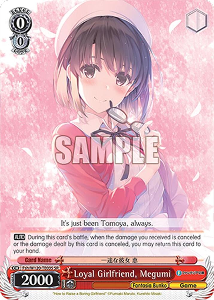 Loyal Girlfriend Megumi Fsh/W120-TE03 TD Fujimi Fantasia Bunko Vol.2 Card