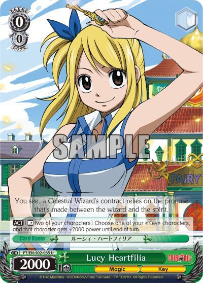 Lucy Heartfilia FT/EN-S02-035 U Fairy Tail ver.E Card