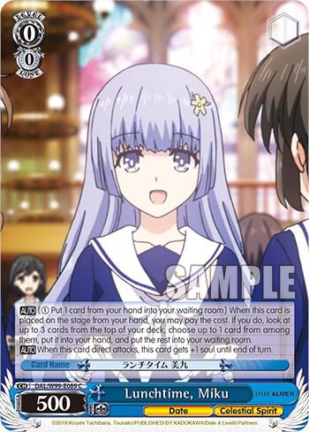Lunchtime Miku DAL/W99-E089 C Date A Live Vol.2 Card