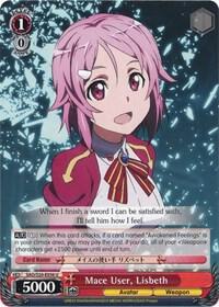 Mace User Lisbeth SAO/S20-E056 U Sword Art Online Card