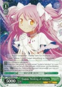Madoka Thinking of Homura MM/W35-E032 R Puella Magi Madoka Magica the Movie -Rebellion- Card