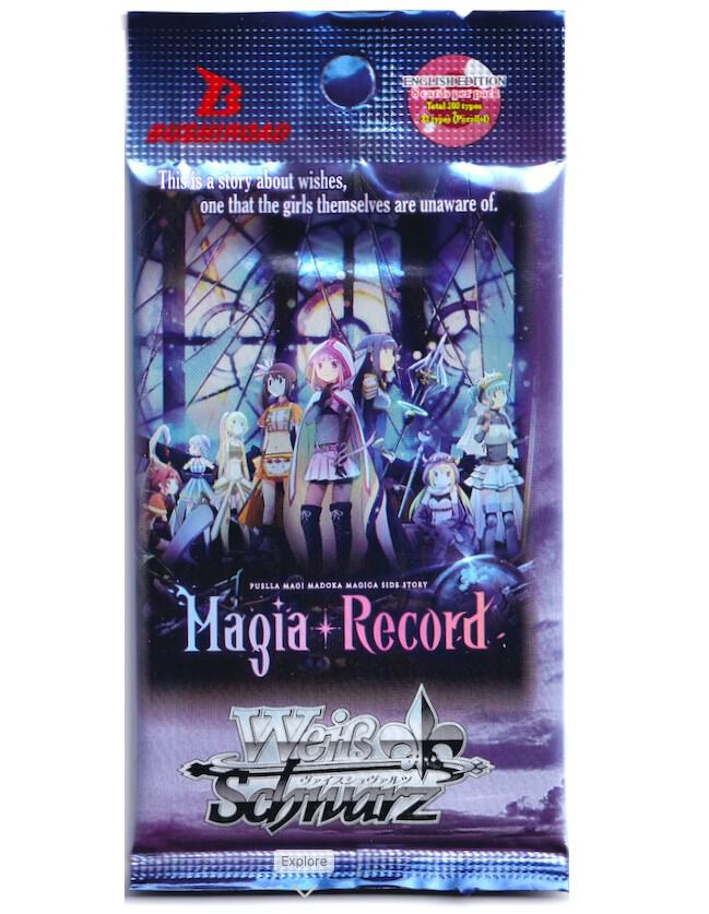 Magia Record Puella Magi Madoka Magica Side Story Anime Booster Pack  Magia Record: Puella Magi Madoka Magica [Side Story] (Anime) Card