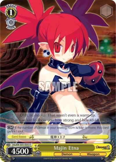 Majin Etna DG/EN-S03-E033 C Disgaea Card