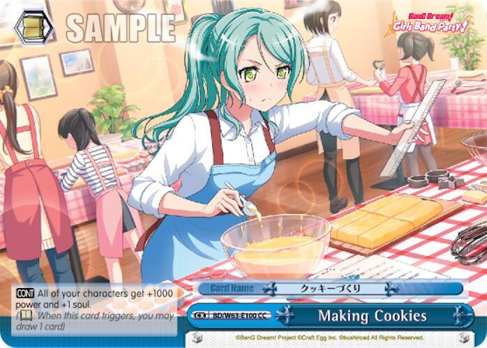 Making Cookies BD/W63-E100 CC BanG Dream! Girls Band Party! Vol.2 Card