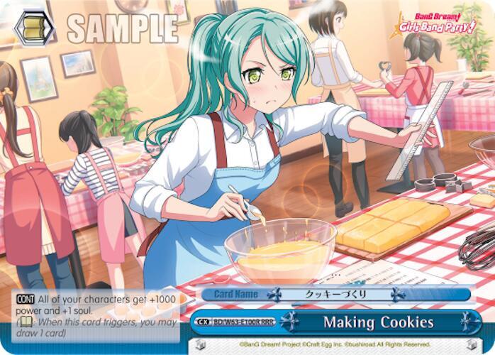 Making Cookies RRR BD/W63-E100R RRR BanG Dream! Girls Band Party! Vol.2 Card
