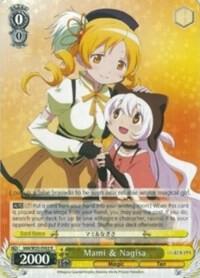 Mami and Nagisa MM/W35-E003 R Puella Magi Madoka Magica the Movie -Rebellion- Card