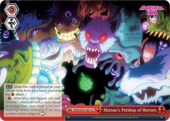 Matsuos Petshop of Horrors MOB/SX02-067 CC Mob Psycho 100 Card