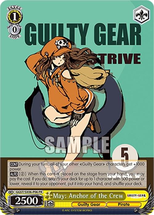 May Anchor of the Crew GGST/SX06-P06 PR Guilty Gear -Strive- Card
