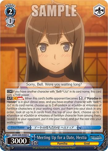 Meeting Up for a Date Hestia DDM/S88-E088 U Is it Wrong to Try to Pick Up Girls in a Dungeon? Card