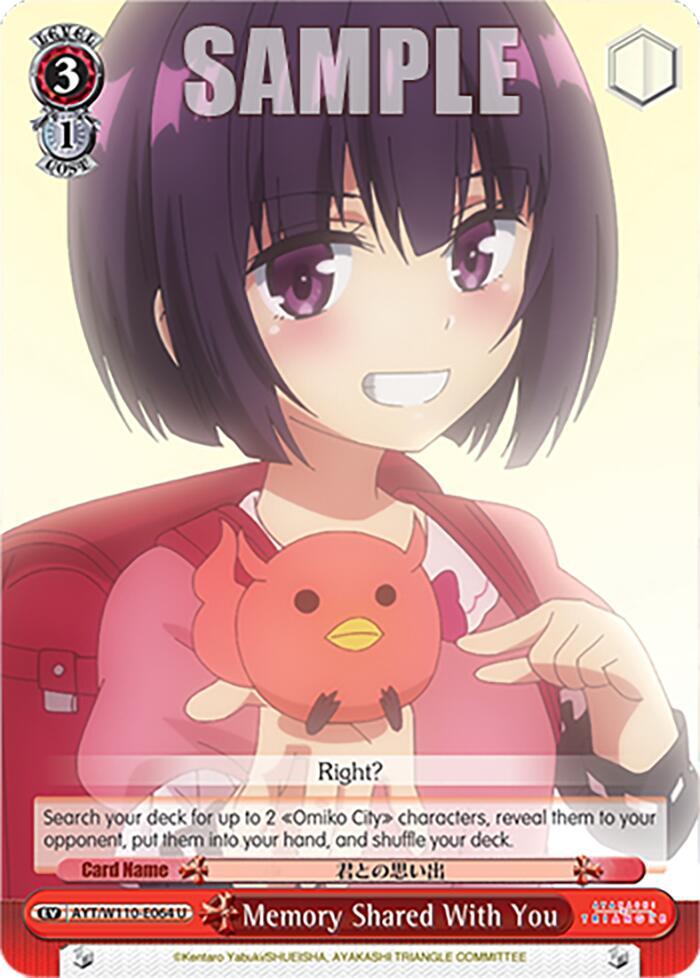 Memory Shared With You AYT/W110-E064 U Ayakashi Triangle Card