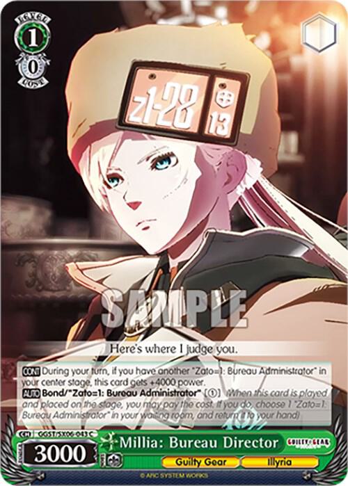 Millia Bureau Director GGST/SX06-043 C Guilty Gear -Strive- Card