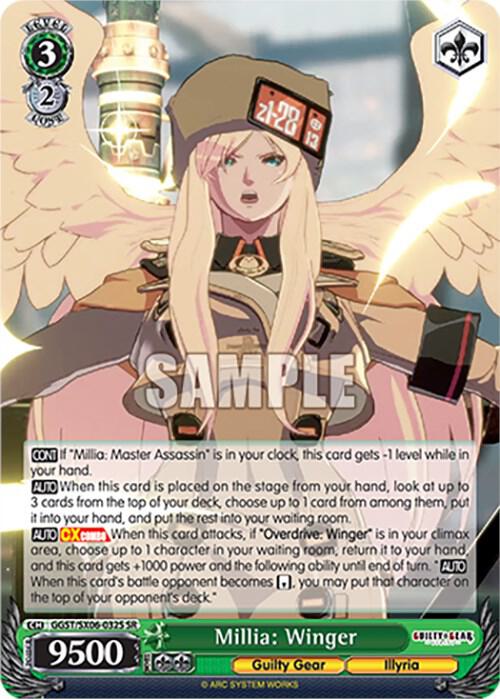 Millia Winger SR GGST/SX06-032S SR Guilty Gear -Strive- Card