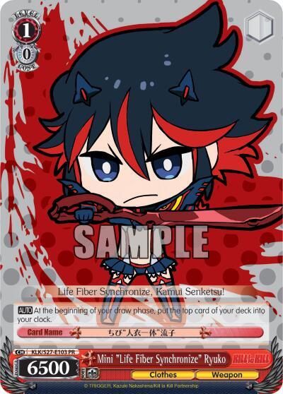 Mini Life Fiber Synchronize Ryuko KLK/S27-E103 PR KILL la KILL Card