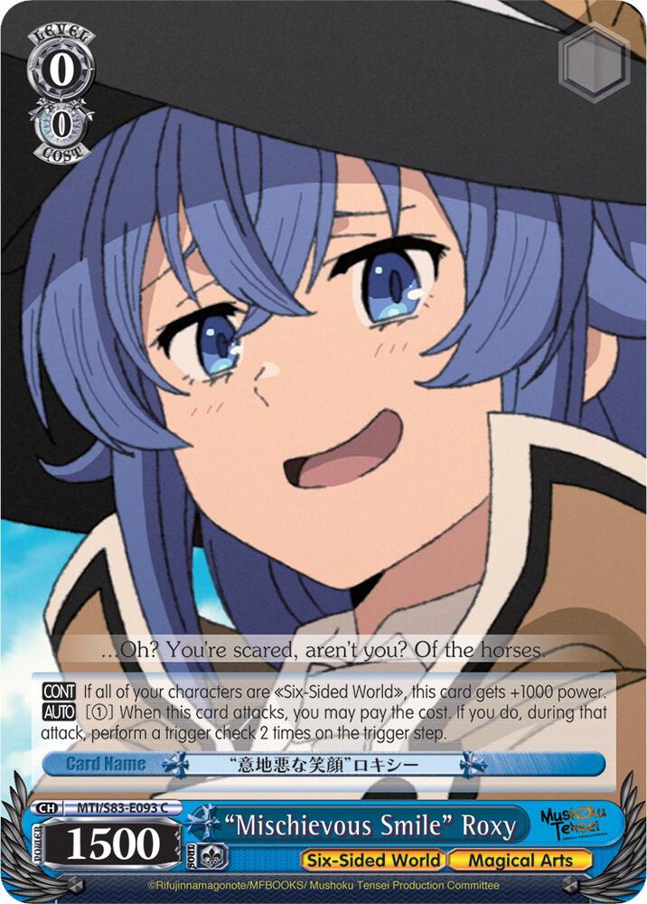 Mischievous Smile Roxy MTI/S83-E093 C Mushoku Tensei: Jobless Reincarnation Card